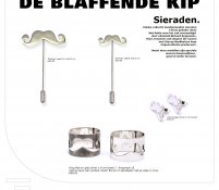 Blaffende kip sieraden