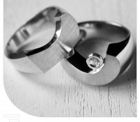 Partner ringen witgoud diamant
